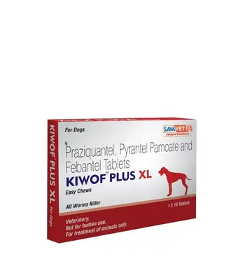 Kiwof Plus XL Deworming Tablets - Large breed - XL - Adult