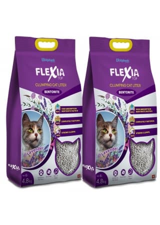 Klybeck Flexia Top Bentonite Cat Litter, Lavender