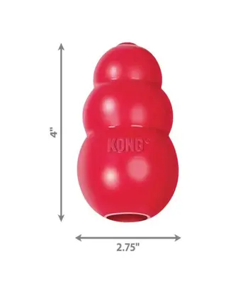 KONG Classic Chew Toy , Red (Large) - Dog Toy