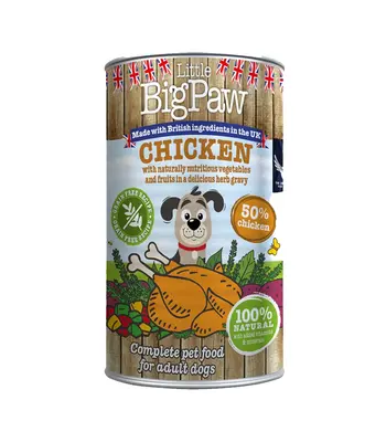 Little Big Paw Chicken with Green Beans Mixed Peppers Sweet Potato Cans - Puppy Adult Dogs