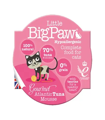 Little Big Paw Gourmet Atlantic Tuna Mousse - Cat Wet Food