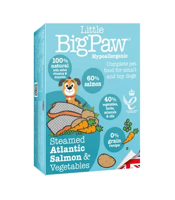 Little Big Paw Steamed Atlantic Salmon Vegetable Dinner - Puppy Adult Dogs