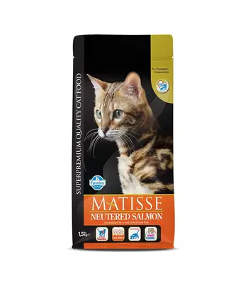 Matisse Neutered Salmon - Adult Cat Food, 1.5 kgs