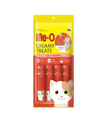Me-O Creamy Cat Treats ,Crab - 60 Gms