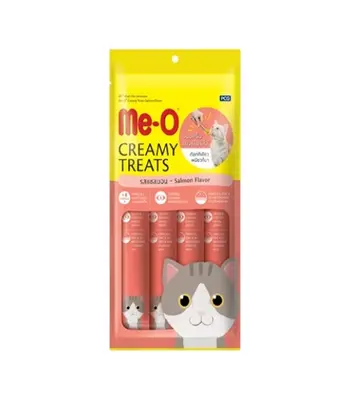 Me-O Creamy Cat Treats , Salmon - 60 Gms