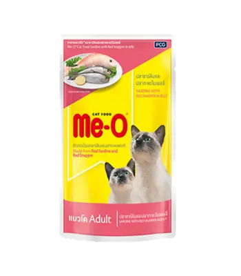 ME-O Red Snapper with Sardine in Jelly - Adult Cat Wet Food