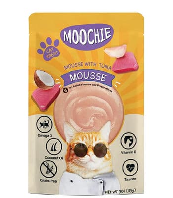 Moochie Cat Treat Mousse with Tuna,85Gms