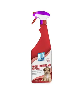 OUT! Indoor and Outdoor Dog Puppy Training Aid Spray,500ml