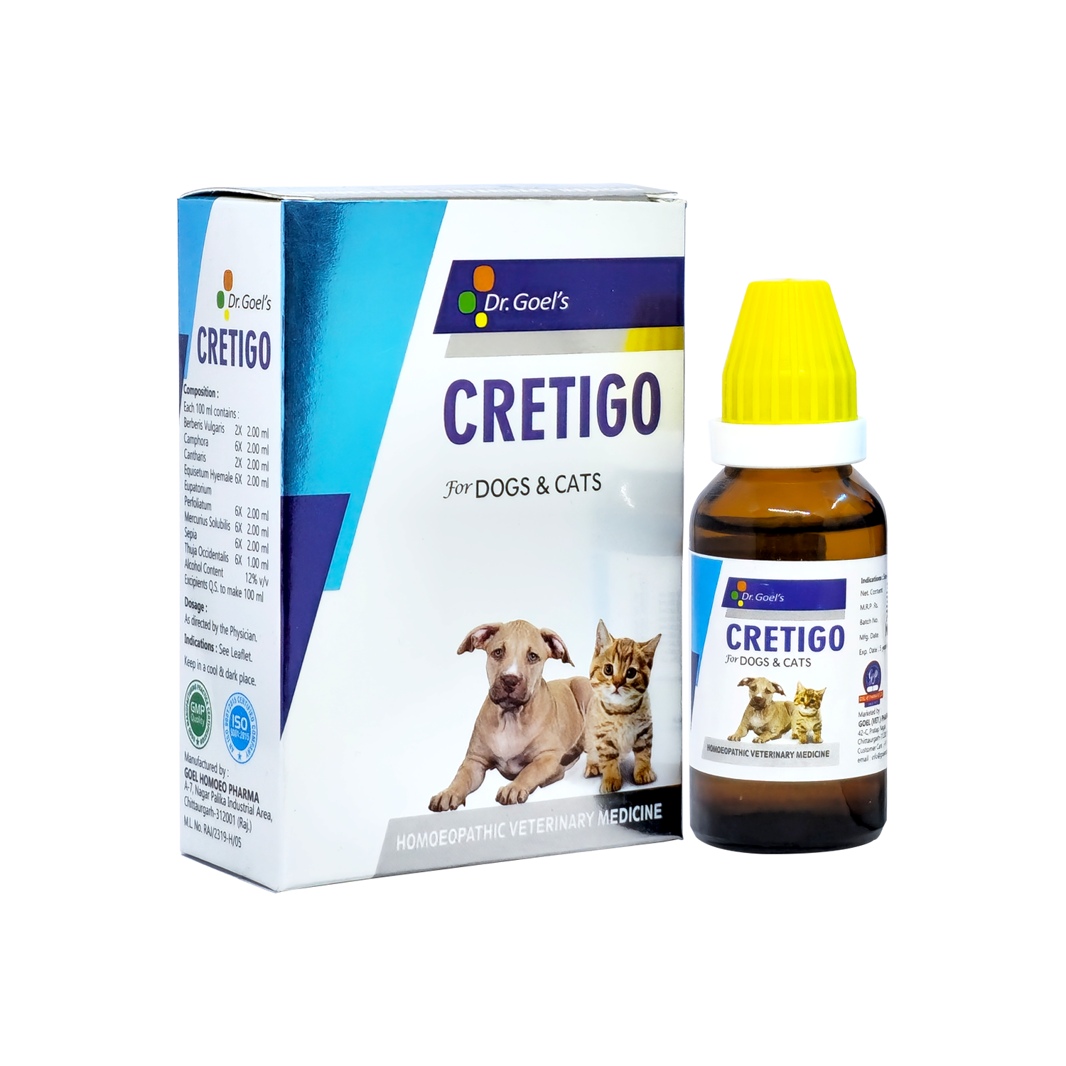 Dr.Goel's CRETIGO for pets 30ml