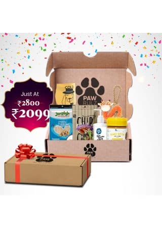 Pawrulz Gift Box - Gift your Pooch Treats and Toys - Puppy and Adult Dogs