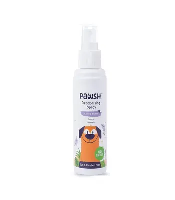 PAWSH Deodorising spray,Lavender,100 ml - Puppies and Adult Dogs