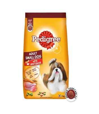 Pedigree Adult Small Dog Dry Food -Lamb Veg Flavour, 3 Kgs