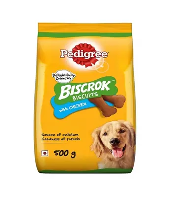Pedigree Biscrock With Chicken Biscuits - Puppy Adult Dogs