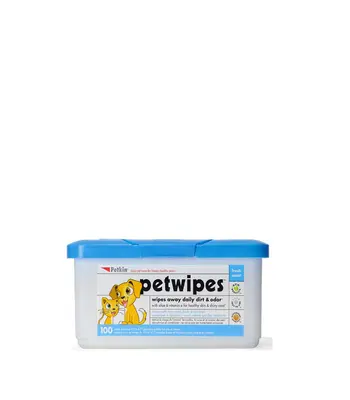 Petkin Pet Wipes (100 wipes) -Dogs Cats