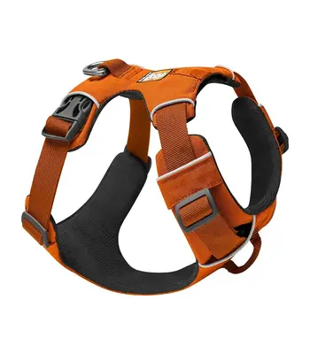 Ruffwear Front Range Dog Harness - Campfire Orange (Reflective Padded Harness for Training Everyday Wear)