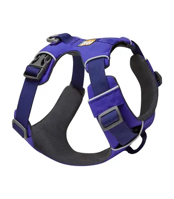 Ruffwear Front Range Dog Harness - Huckleberry Blue (Reflective Padded Harness for Training Everyday Wear)