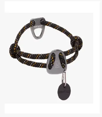 Ruffwear Knot a Collar, Obsidian Black - Dog Collar