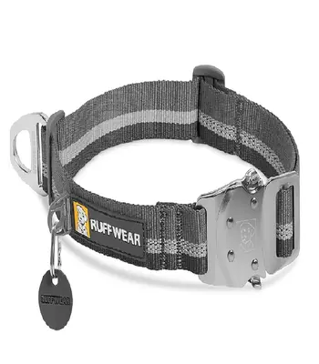 Ruffwear Top Rope Dog Collar- Granite Gray