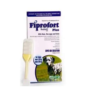 SAVAVET Fiprofort Spot - 10Kg to 20Kg - Puppy Adult