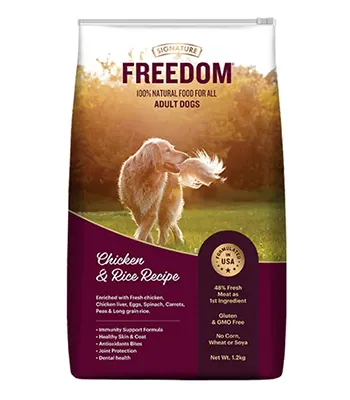 Signature Freedom Chicken And Rice Recipe Adult Dry dog food