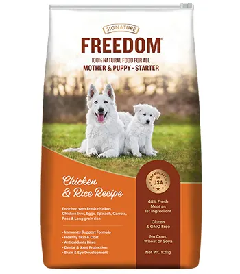 Signature Freedom Starter (Mother Puppy) Chicken and Rice Recipe Dry dog food