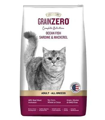 Signature Grain Zero Adult Cat Food 1.2kg