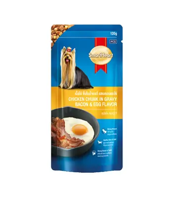 Smart Heart Chicken Chunk in Gravy carrot and Egg - PuppyWet Food