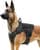 Whoof Whoof Tactical Harness Vest, Black- Training Walking Vest with Handle for Dogs