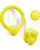 FOFOS Ultra-Durable Dog Ball, Yellow/Grey Dog Toy - Dog Chew Toy