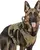 Whoof Whoof Tactical Harness Vest, Khakhi Brown - Training Walking Vest with Handle for Dogs