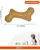 FOFOS Woodplay Bone Dog Chew Toy - Puppies and Adult Dog Toy
