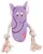 Trixie Animal With Rope Plush, Sorted, 13 cm