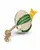 FOFOS Cactus Ball With Hemp Rope Stuffed Squeaky Toy- Small Medium Puppies Adult Dogs