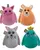 Jazz My Home The Animal Egg Dog Toys (Set of 4) - Dogs Puppies