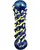 Petsport Twisted Chews Braided Cotton Rope Bumper with 2 TPR Balls ,Dog Puppy Toy – 9.5 inch