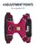 Ruffwear Front Range Dog Harness - Hibiscus Pink (Reflective Padded Harness for Training Everyday Wear)
