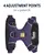 Ruffwear Front Range Dog Harness - Purple Sage (Reflective Padded Harness for Training Everyday Wear)