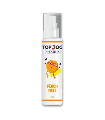 TopDog Premium Peach Perfume Spray,100 ml - Puppies and Adult Dogs