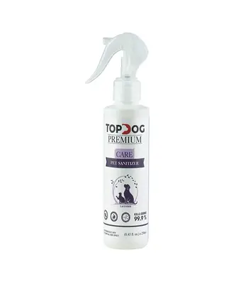 TopDog Premium Pet Sanitizer Lavender,250 ml  - Puppies and Adult Dogs