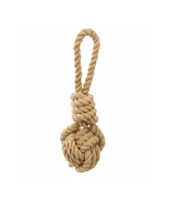 Trixie BE NORDIC Playing Rope with Woven-in Ball, 20 Cm