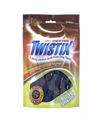 Twistix Peanut and Carob Dental Sticks,156 Gms -Small Breed Dog