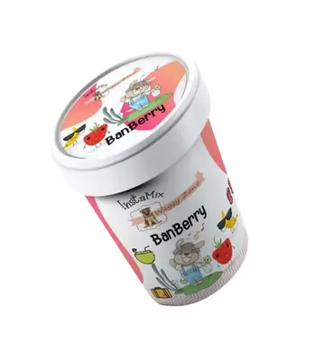Waggy Zone Doggy Ice Cream Insta Mix - Banberry - Banana and Strawberry