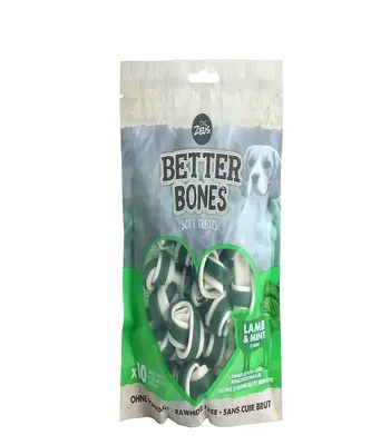 Zeus Better Bones Soft Treats Snacks (Lamb Mint Flavour) for Dogs- All Life Stages Breeds